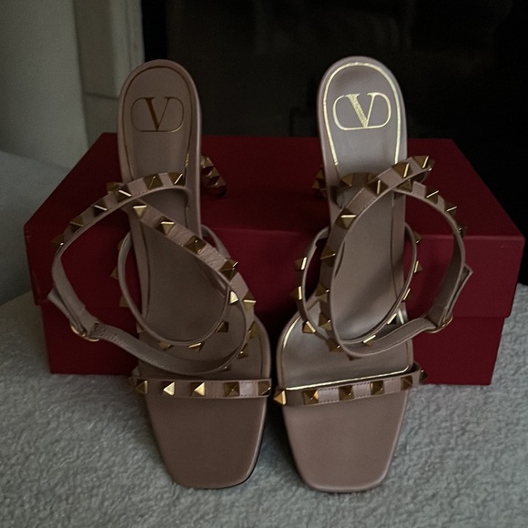 Valentino Rockstud High-Heel Sandals - Picture 7 of 12